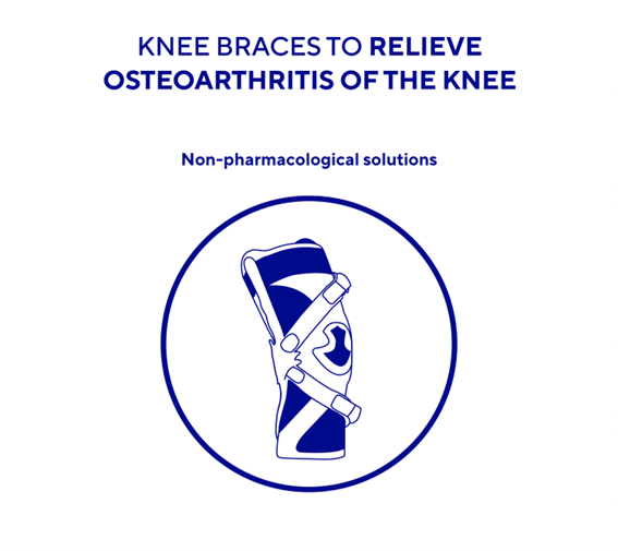 Knee braces to relieve oesteoaethritis of the knee