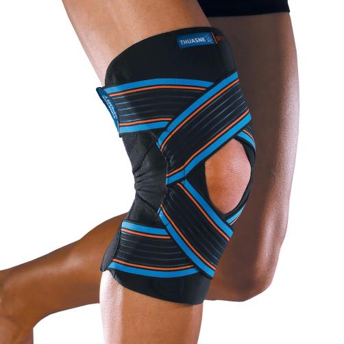 Strapping knee support