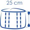 Height 25cm